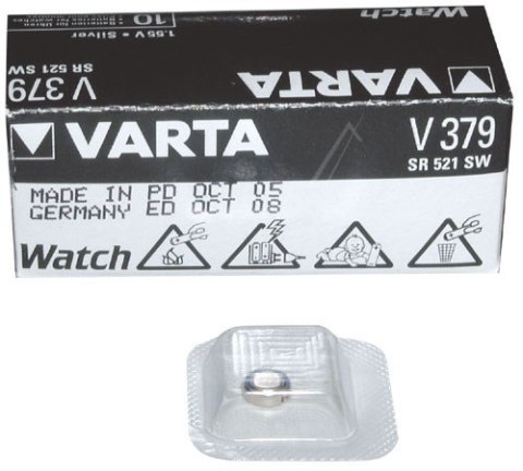 BATERIA AG0 V379 379 LR521 SR521 VARTA BATERIA AG0 V379 379 LR521 SR521 VARTA