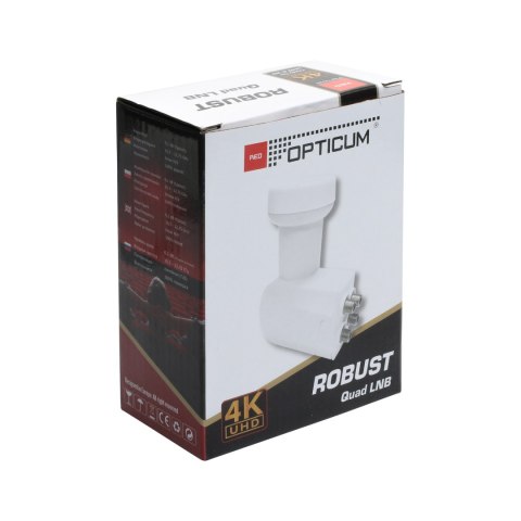 KONWERTER OPTICUM QUAD RED ROBUST 0,1 DB KONWERTER OPTICUM QUAD RED ROBUST 0,1 DB