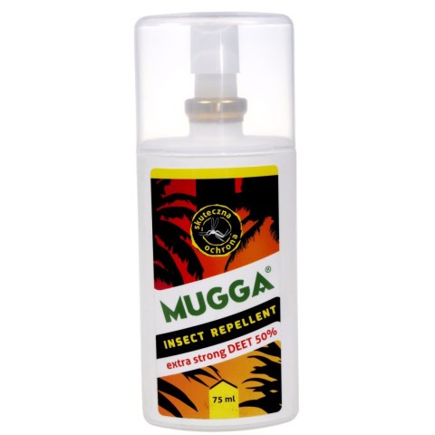 PRE PARAT PRZECIW INSEKTOM MUGGA S PRAY 50% 75ML PRE PARAT PRZECIW INSEKTOM MUGGA S PRAY 50% 75ML