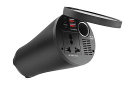 PRZETWORNICA NA PIĘCIA W KSZTAŁCIE KUBKA 12V/230V 150W/300W 2xUSB  PI02 AMIO-02469