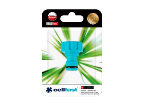 PRZYŁĄCZE Z GWINTEM WEWN. 1/2" CELLFAST BASIC PRZYŁĄCZE Z GWINTEM WEWN. 1/2" CELLFAST BASIC