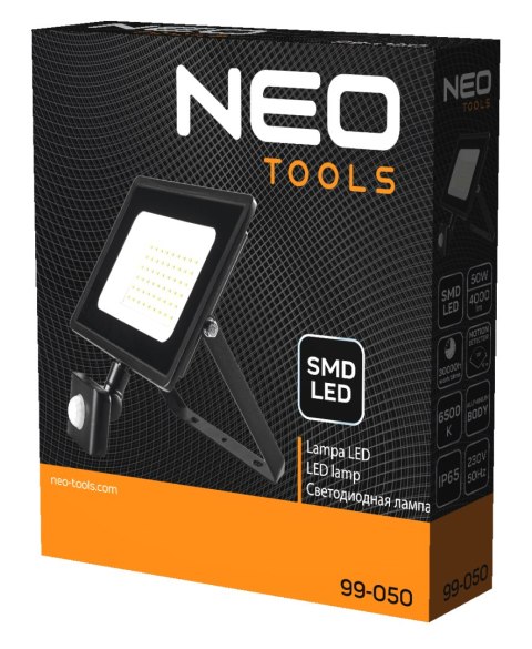 REFLEKTOR Z CZUJNIKIEM RUCHU SMD 50W 4000 LM 230V REFLEKTOR Z CZUJNIKIEM RUCHU SMD 50W 4000 LM 230V