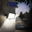 SOLARNY NAŚWIETLACZ LED Z CZUJNIKIEM RUCHU MACLEAN, IP44, 5W, 400LM, 6000K, AKUMULATOR LITOWY 1300 MAH, 5,5V DC MCE438