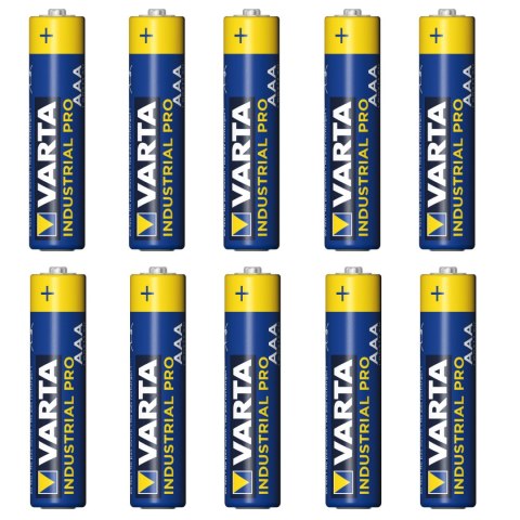 10x BATERIA R-03 LR03 AAA ALKALICZNE VARTA INDUSTRIAL 10x BATERIA R-03 LR03 AAA ALKALICZNE VARTA INDUSTRIAL