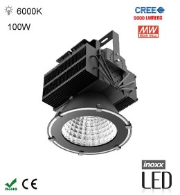 LAM PA  PRZEMYSŁOWA LED ZIMNA HIGH BAY 100W 6000-6500K 9000LM