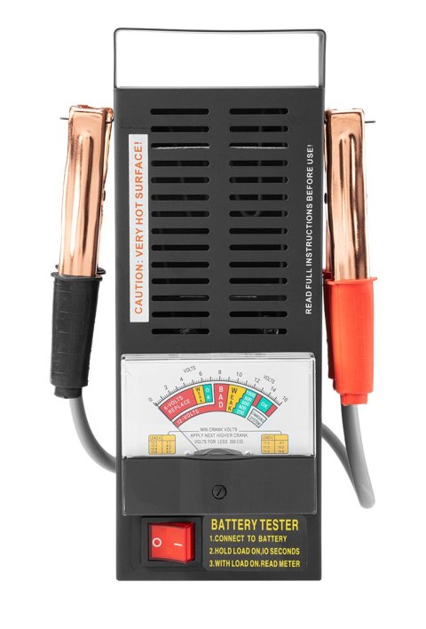 TESTER AKUMULATORÓW 100 A, 6/12 V - ANALOGOWY TESTER AKUMULATORÓW 100 A, 6/12 V - ANALOGOWY
