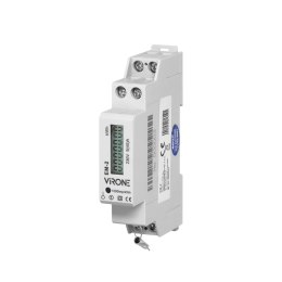 1-FAZOWY WSKAŹNIK ZUŻYCIA ENERGII ELEKTRYCZNEJ, 40A, WYJŚCIE IM PULSOWE, 1 MODUŁ, DIN TH-35MM