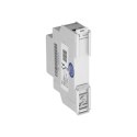 1-FAZOWY WSKAŹNIK ZUŻYCIA ENERGII ELEKTRYCZNEJ, 40A, WYJŚCIE IM PULSOWE, 1 MODUŁ, DIN TH-35MM