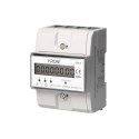 3-FAZOWY WSKAŹNIK ZUŻYCIA ENERGII ELEKTRYCZNEJ, 80A, 3 MODUŁY, DIN TH-35MM