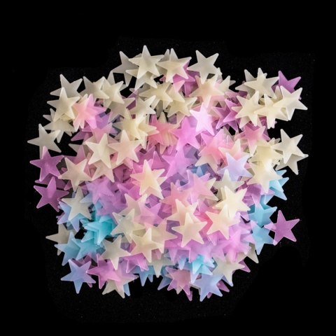 AG683A GWIAZDKI FLUORESCENC 100 SZT MIx AG683A GWIAZDKI FLUORESCENC 100 SZT MIx