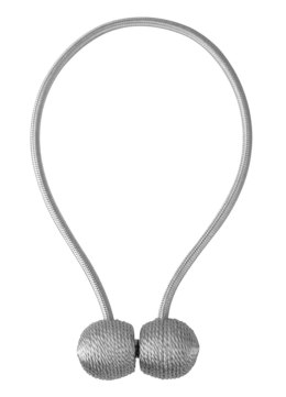 AG701 KLAMRA DO FIRAN ZASŁON SZARA 2SZT