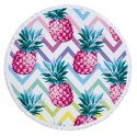 BQ50D DUŻY RĘCZNIK  PLAŻOWY OKRĄGŁY 150CM
