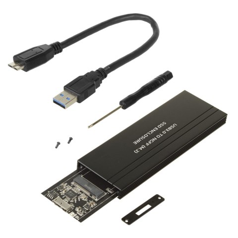 OBUDOWA DYSKU MACLEAN, SSD M.2, NGFF, USB 3.0, ROZMIARY 2230/2240/2260/2280, ALUMINIOWA OBUDOWA, MCE582 OBUDOWA DYSKU MACLEAN, SSD M.2, NGFF, USB 3.0, ROZMIARY 2230/2240/2260/2280, ALUMINIOWA OBUDOWA, MCE582