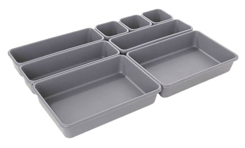 AG641B MODUŁOWY ORGANIZER 8SZT SZARY AG641B MODUŁOWY ORGANIZER 8SZT SZARY