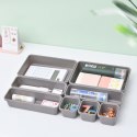 AG641B MODUŁOWY ORGANIZER 8SZT SZARY