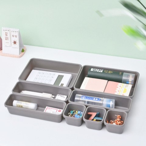 AG641B MODUŁOWY ORGANIZER 8SZT SZARY AG641B MODUŁOWY ORGANIZER 8SZT SZARY