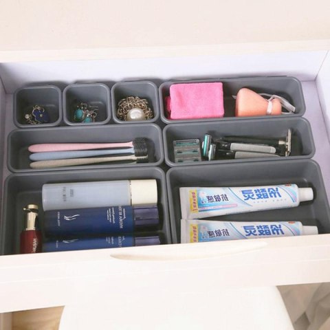 AG641B MODUŁOWY ORGANIZER 8SZT SZARY AG641B MODUŁOWY ORGANIZER 8SZT SZARY