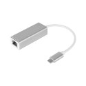 ADA PTER KARTA SIECIOWA USB TY PU C - RJ45 LAN GIGABIT 10/100/1000 MB KRUGER&MATZ