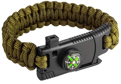 BRANSOLETKA SURVIVALOWA 5 W 1 BRANSOLETKA SURVIVALOWA 5 W 1