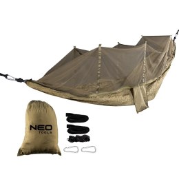 HAMAK Z MOSKITIERĄ 330 x 140 CM ZESTAW