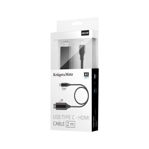 KABEL HDMI - USB TY PU C 2 M KRUGER&MATZ KABEL HDMI - USB TY PU C 2 M KRUGER&MATZ