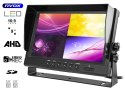 MONITOR SAMOCHODOWY LCD 9CALI AHD 4 PIN Z FUNKCJĄ REJESTRATORA 12V 24V