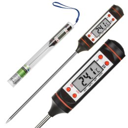 TERMOMETR/SONDA DO ŻYWNOŚCI, GREENBLUE, DŁUGOŚĆ SONDY 15CM, ZAKRES TEM P. -50 ST. C DO +300 ST. C., DOKŁADNOŚĆ 0,1 ST. C, GB178