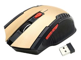 AK303A BEZ PRZEWODOWA MYSZ GAMINGOWA GOLD