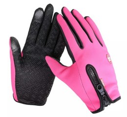BQ19N RĘKAWICZKI S PORT M DOTYK  PINK