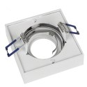 LAM PA, OCZKO, O PRAWA SUFITOWA MACLEAN, DLA ŹRÓDEŁ ŚWIATŁA MR16/GU10, KOLOR BIAŁY, 94x94x32MM, KWADRATOWA, ALU, MCE464 W