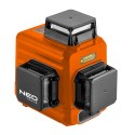 LASER 3D, CZERWONY, WALIZKA, TARCZA CELOWNICZA, MAGNETYCZNY UCHWYT, ŁADOWARKA