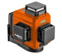 LASER 3D, CZERWONY, WALIZKA, TARCZA CELOWNICZA, MAGNETYCZNY UCHWYT, ŁADOWARKA