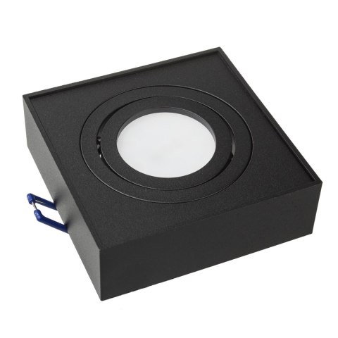 O PRAWA PODTYNKOWA, TUBA LED MACLEAN, OCZKO, SPOT, DLA MR16/GU10, KOLOR CZARNY, 94x94x32MM, KWADRATOWA, ALU, MCE464 B O PRAWA PODTYNKOWA, TUBA LED MACLEAN, OCZKO, SPOT, DLA MR16/GU10, KOLOR CZARNY, 94x94x32MM, KWADRATOWA, ALU, MCE464 B