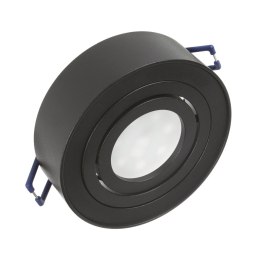 O PRAWA  PODTYNKOWA, TUBA LED MACLEAN, OCZKO, SPOT, DLA ŹRÓDEŁ ŚWIATŁA MR16/GU10, KOLOR CZARNY, 94x32MM, OKRĄGŁA, ALU, MCE462 B