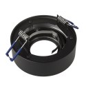 O PRAWA  PODTYNKOWA, TUBA LED MACLEAN, OCZKO, SPOT, DLA ŹRÓDEŁ ŚWIATŁA MR16/GU10, KOLOR CZARNY, 94x32MM, OKRĄGŁA, ALU, MCE462 B