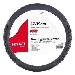 POKROWIEC NAKŁADKA NA KIEROWNICĘ SAMOCHODOWĄ M 37-39CM SWC-25-M AMIO-02562