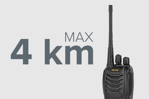 RADIOTELEFON RĘCZNY PMR REBEL RB-100 RADIOTELEFON RĘCZNY PMR REBEL RB-100