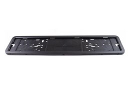RAMKA TABLICY REJESTRACYJNEJ METALOWA CZARNY MAT L PF 003 AMIO-02067