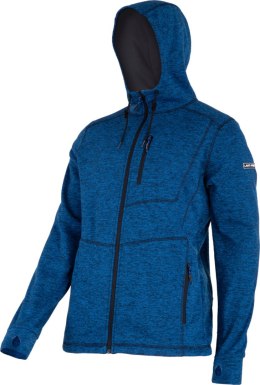 BLUZA Z KA PTUREM I SUWAKIEM NIEBIESKA, 