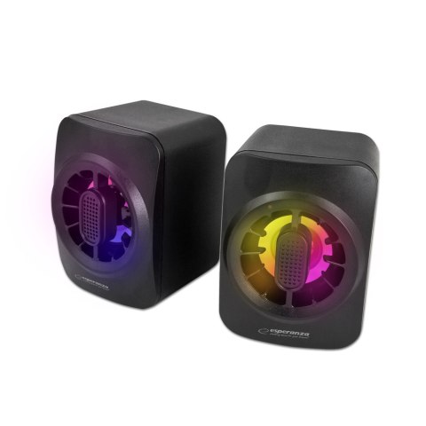 EGS104 ES PERANZA GŁOŚNIKI 2.0 USB LED RAINBOW SAKARA EGS104 ES PERANZA GŁOŚNIKI 2.0 USB LED RAINBOW SAKARA