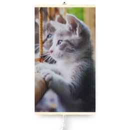 GRZEJNIK NA  PODCZERWIEŃ - GIĘTKI  PANEL GRZEWCZY 430W TRIO WZÓR 11 KOT, WYMIARY 100x57CM Z REGULATOREM