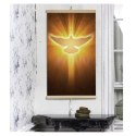 GRZEJNIK NA  PODCZERWIEŃ - GIĘTKI  PANEL GRZEWCZY 430W TRIO WZÓR 12 GOŁĄB, WYMIARY 100x57CM Z REGULATOREM