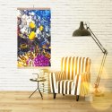 GRZEJNIK NA  PODCZERWIEŃ - GIĘTKI  PANEL GRZEWCZY 430W TRIO WZÓR 6 RAFA KORALOWA, WYMIARY 100x57CM Z REGULATOREM