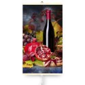 GRZEJNIK NA  PODCZERWIEŃ - GIĘTKI  PANEL GRZEWCZY 430W TRIO WZÓR 8 WINO, WYMIARY 100x57CM Z REGULATOREM