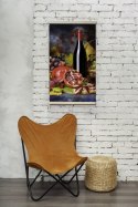 GRZEJNIK NA  PODCZERWIEŃ - GIĘTKI  PANEL GRZEWCZY 430W TRIO WZÓR 8 WINO, WYMIARY 100x57CM Z REGULATOREM