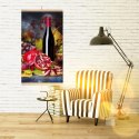 GRZEJNIK NA  PODCZERWIEŃ - GIĘTKI  PANEL GRZEWCZY 430W TRIO WZÓR 8 WINO, WYMIARY 100x57CM Z REGULATOREM