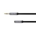 KABEL WTYK - GNIAZDO  PROSTE JACK 3.5 STEREO 1.0M KRUGER&MATZ
