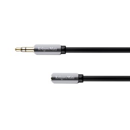 KABEL WTYK - GNIAZDO  PROSTE JACK 3.5 STEREO 1.0M KRUGER&MATZ