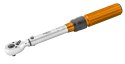KLUCZ DYNAMOMETRYCZNY DWUKIERUNKOWY 1/4", 5-25NM, ZESTAW 21 SZT.