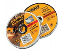 TARCZA DO CIĘCIA 125x1.2 THIN CUT INOx, 10 SZTUK